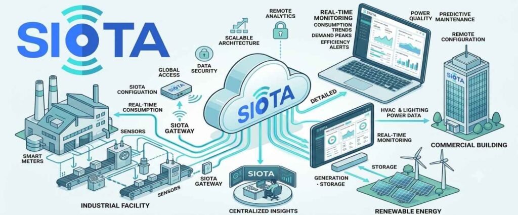 cloud based energy monitoring system for factories