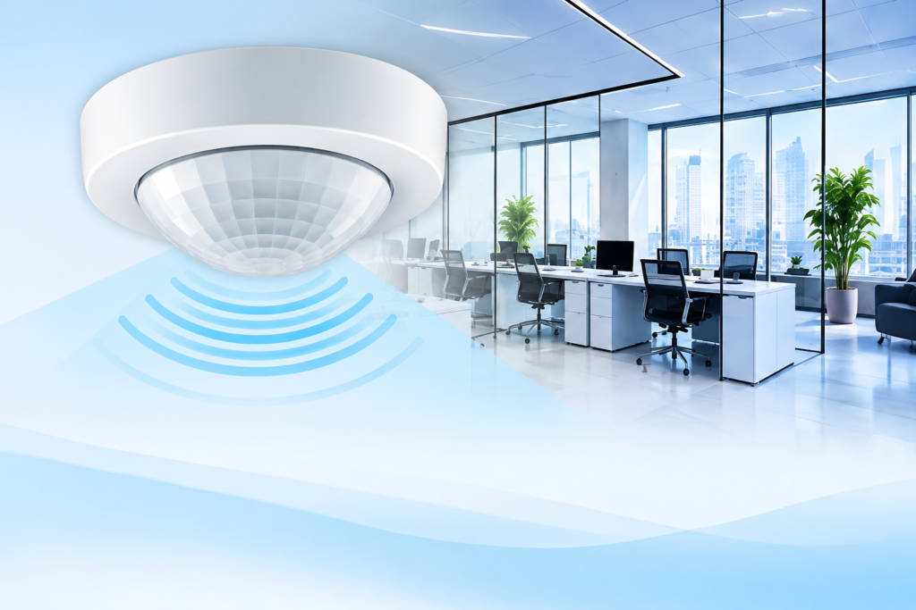 Ceiling Sensor in a Modern Office